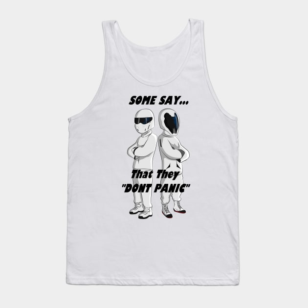 The stig and starman dont panic Tank Top by TheContactor